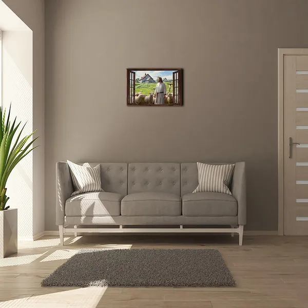 Multicolor_Jesus_And_Lamb_Canvas_Wall_Art_Christian_Jesus_Christ_Poster_Modern_Farmhouse_Religious_Wall_Decor_Ready_to_Hang_Artwork_16x24_inches