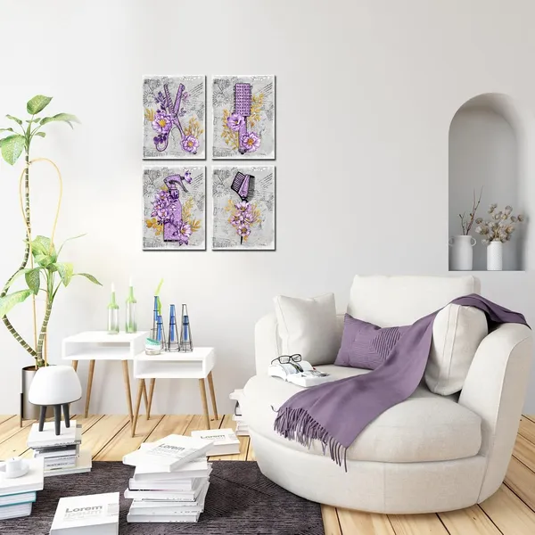 Multicolor_Hair_Salon_Wall_Art_Glam_Fashion_Haircut_Tools_with_Purple_Flower_Painting_Posters_on_Canvas_Trendy_Barbershop_Pictures_Artwork_Wall_Decor_Easy_to_Hang_Hairdresser_Gift