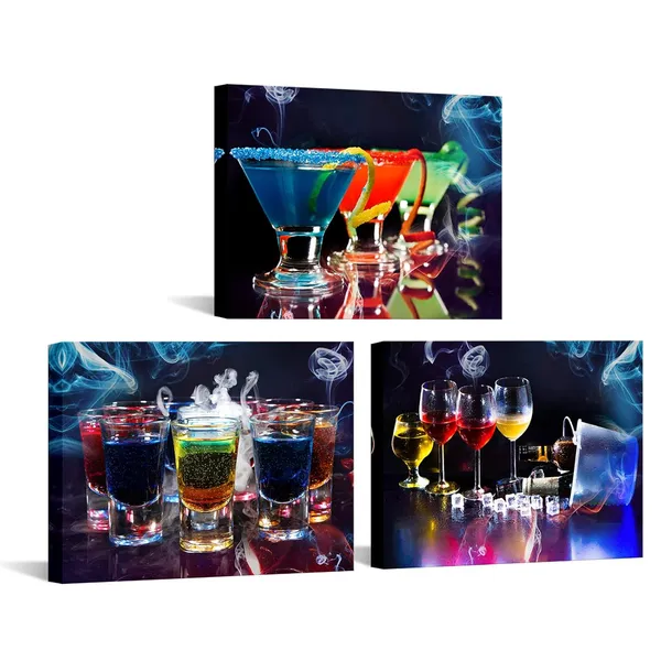 Multicolor_3_Piece_Cocktail_Canvas_Wall_Art_Colorful_Cocktails_Pictures_Posters_Painting_Print_|_For_Kitchen_Dining_Room_Decor_Still_Life_Artwork_Modern_Home_Restaurant_Bar_Decoration_(Small)