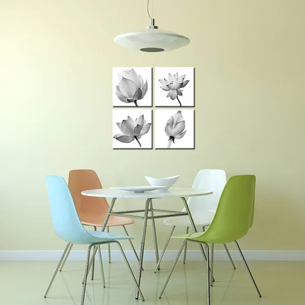 Grey_Wall_Decor_-_4_Panels_Flowers_Artwork_Black_And_White_Elegant_Floral_Canvas_Art_Print_Blooming_Lotus_Picture_Framed_Water_Lily_Wall_Art_Painting_Home_Decor_|_For_Bedroom