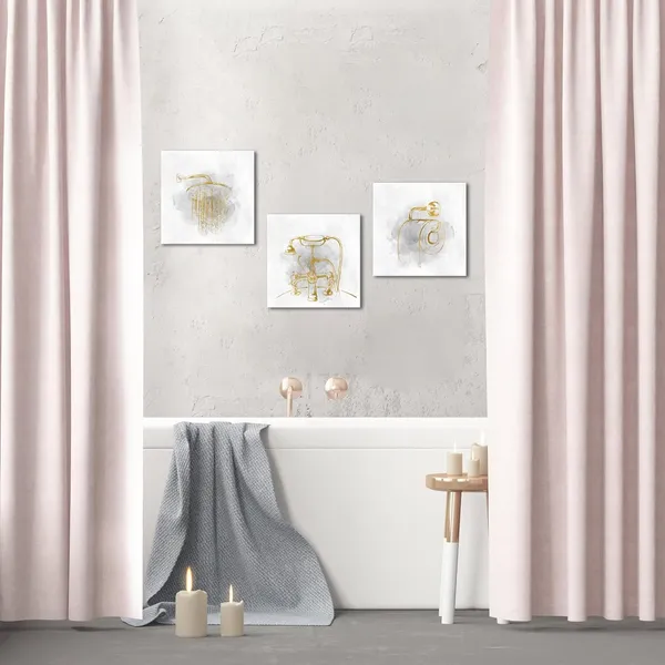 Gold_And_Grey_Gold_Bathroom_Wall_Art_Bathroom_Pictures_Gold_And_Grey_Bathroom_Wall_Decor,_Framed_Canvas_Prints_12X12Inchx3Pieces
