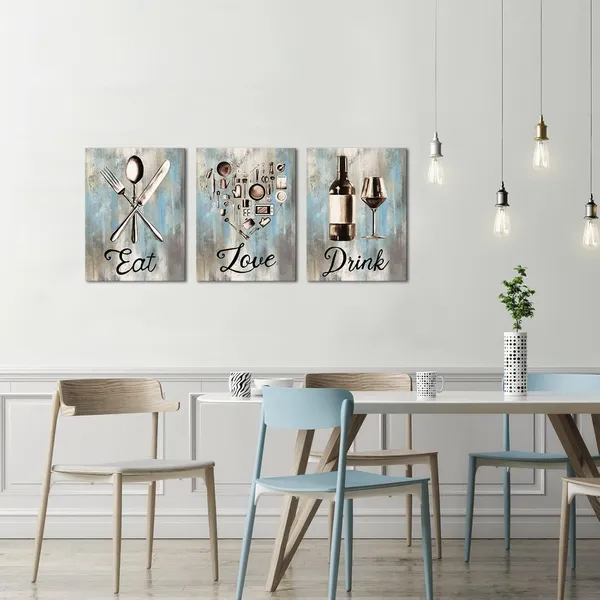Grey_Home_Kitchen_Pictures_Wall_Art_Vintage_Utensils_Canvas_Prints_Eat_Love_Drink_Sign_Paintings_Teal_Grey_Artwork_|_For_Dining_Room_Decorations_12X16Inchx3_Pcs