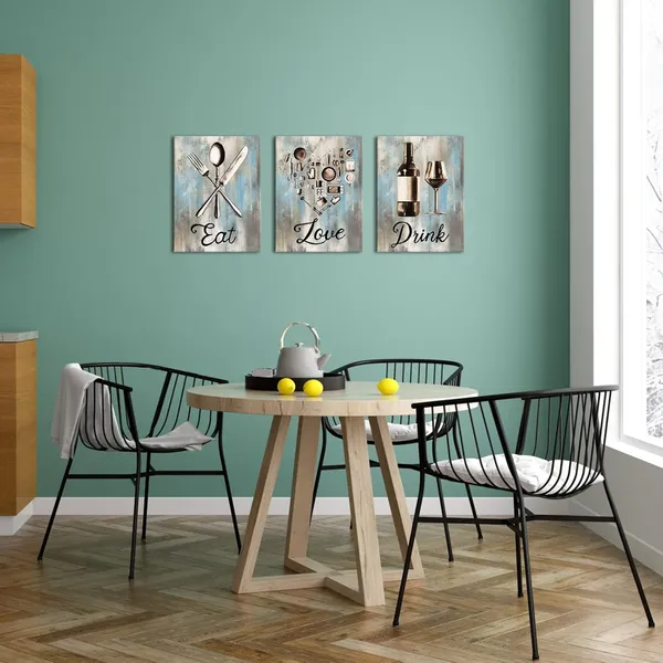 Grey_Home_Kitchen_Pictures_Wall_Art_Vintage_Utensils_Canvas_Prints_Eat_Love_Drink_Sign_Paintings_Teal_Grey_Artwork_|_For_Dining_Room_Decorations_12X16Inchx3_Pcs