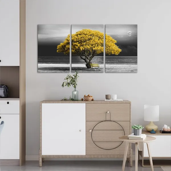 Yellow_3_Pieces_Tree_Beach_Sea_Wall_Art_Canvas_Prints_Yellow_Gray_Seaside_Chair_Moon_Nature_Landscape_Paintings_Wall_Decor_Modern_Artwork_|_For_Living_Room_Bathroom_Bedroom_16X24Inchx3Pcs