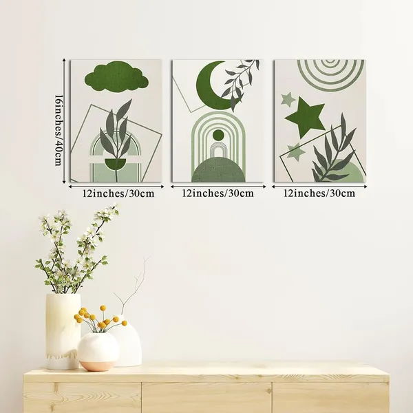 Multicolor_3_Pieces_Boho_Wall_Art_Canvas_Prints_Sage_Green_Minimalist_Pictures_Mid_Century_Modern_Artwork_Wall_Decor_Geometric_Abstract_Moon_Star_Cloud_|_For_Bedroom_Bathroom_Living_Room_12X16Inchx3