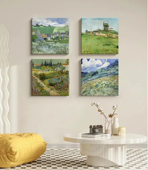 Green_Msspart_Garden_At_Arles_By_Van_Gogh_Canvas_Wall_Art,_Green_Artwork_Paintings_Print_|_For_Home_Decor-_12"X12"