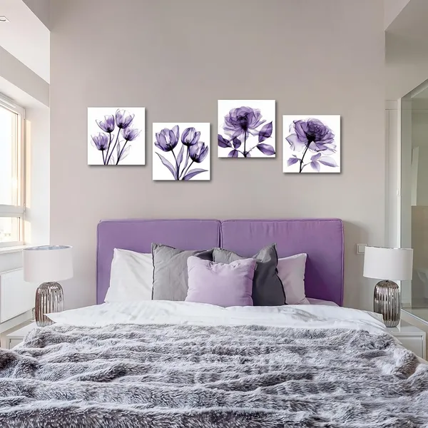 Purple_4Pcs_X-Ray_Purple_Flower_Wall_Art_Print_Set_-_Minimalist_Floral_Plants_Photography,_Glam_Relax_Posters,_12X12''_Each_|_For_Living_Room,_Bedroom,_Office_Decor_(Purple)