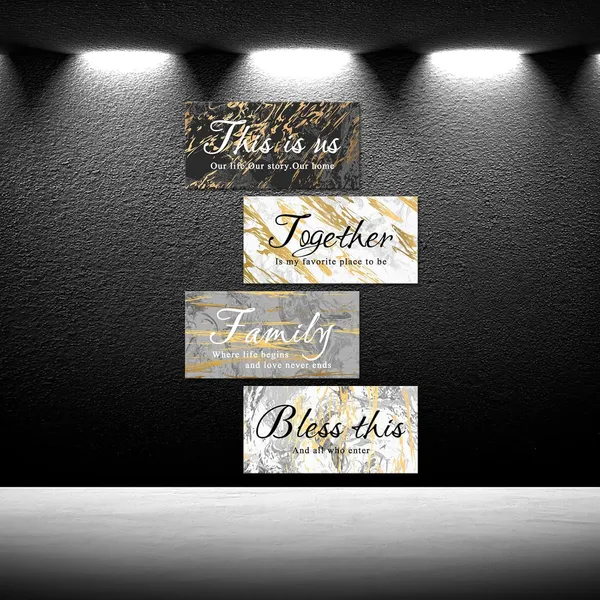 Multicolor_4_Pieces_Black_Grey_And_Gold_Wall_Art_This_Is_Us_Family_Canvas_Quotes_Bedroom_Wall_Decor_Rustic_Marble_Inspirational_Quotes_Arts_|_For_Home_Bedroom_Bathroom_Decor_Each_Size_6X12_Inches