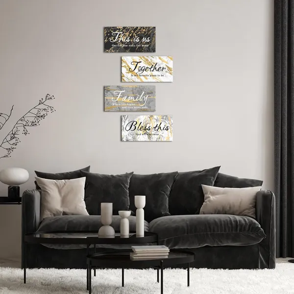 Multicolor_4_Pieces_Black_Grey_And_Gold_Wall_Art_This_Is_Us_Family_Canvas_Quotes_Bedroom_Wall_Decor_Rustic_Marble_Inspirational_Quotes_Arts_|_For_Home_Bedroom_Bathroom_Decor_Each_Size_6X12_Inches