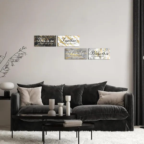 Multicolor_4_Pieces_Black_Grey_And_Gold_Wall_Art_This_Is_Us_Family_Canvas_Quotes_Bedroom_Wall_Decor_Rustic_Marble_Inspirational_Quotes_Arts_|_For_Home_Bedroom_Bathroom_Decor_Each_Size_6X12_Inches