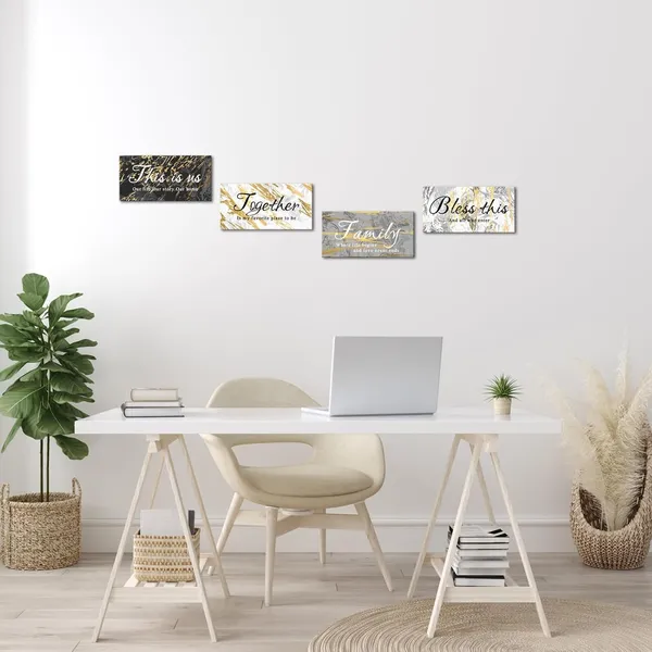 Multicolor_4_Pieces_Black_Grey_And_Gold_Wall_Art_This_Is_Us_Family_Canvas_Quotes_Bedroom_Wall_Decor_Rustic_Marble_Inspirational_Quotes_Arts_|_For_Home_Bedroom_Bathroom_Decor_Each_Size_6X12_Inches