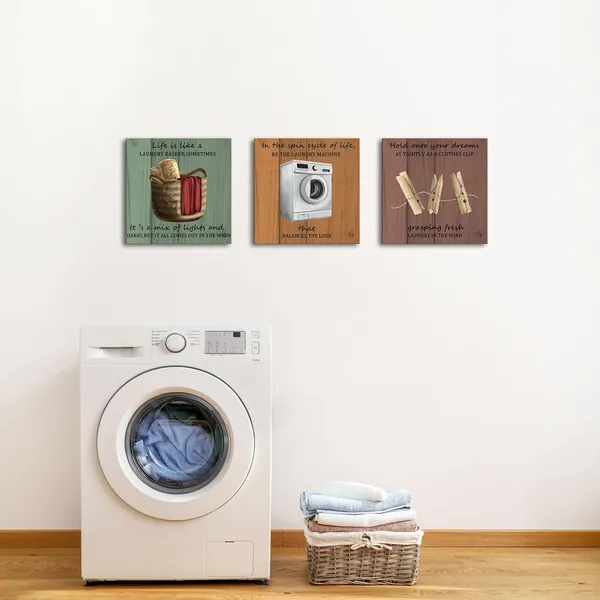Multicolor_3_Piece_Laundry_Room_Canvas_Wall_Art_-_'Wash,_Dry,_Fold'_Laundry_Signs_With_Positive_Quotes,_Vintage_Country_Farmhouse_Bathroom_Decor,_Framed_Prints_Ready_To_Hang,_12X12_Inches_Each