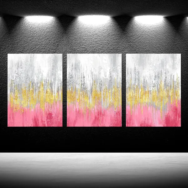 Pink_3_Pieces_Pink_And_Gold_Abstract_Canvas_Wall_Art_Modern_Gold_Foil_Artwork_Luxury_Painting_Printed_On_Canvas_|_For_Walls_Guest_Room_Girls_Gifts_Decor_Each_Size_12X16_Inches_(Pink)