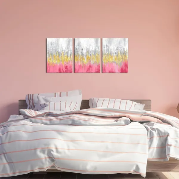Pink_3_Pieces_Pink_And_Gold_Abstract_Canvas_Wall_Art_Modern_Gold_Foil_Artwork_Luxury_Painting_Printed_On_Canvas_|_For_Walls_Guest_Room_Girls_Gifts_Decor_Each_Size_12X16_Inches_(Pink)