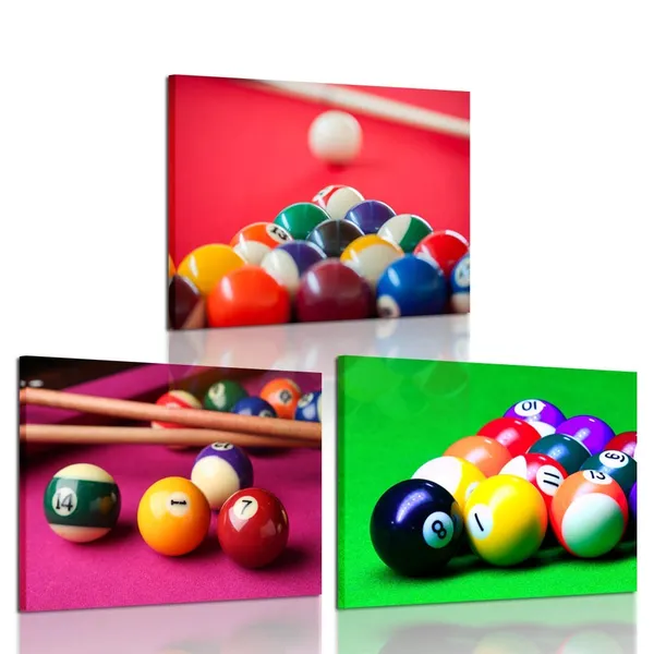 Multicolor_3_Pieces_Canvas_Prints_Wall_Art_Pocket_Billiard_Balls_Poster_Pool_Game_Pictures_Modern_Walls_Decor_Stretched_Gallery_Wrapped_Giclee_Artwork_Ready_To_Hang_|_For_Boys_Room_12X16Inchx3Pcs
