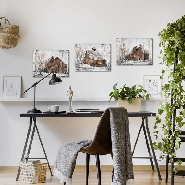 Rustic_Brown_Rustic_Farmhouse_Wall_Decor_Country_Wall_Art_Barn_Pictures_Framed_Artwork_|_For_Living_Room_Bedroom_Wall_Decor_3_Piece_(Rustic_Brown,_12X16Inchx3_Pieces)