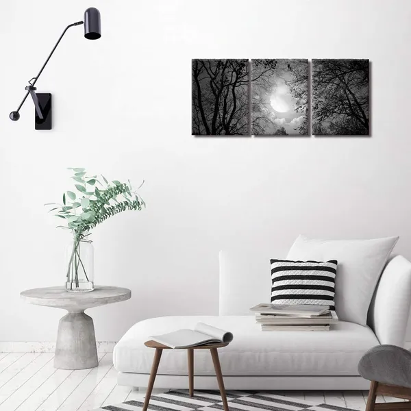 Black_And_White_Black_And_White_Full_Moon_|_Forest_Trees_Picture_Goth_Room_Decor_Canvas_Wall_Art_Framed_Artwork_Gothic_Home_Decor_Living_Room_Bedroom_Home_Office_Decoration_3_Piece