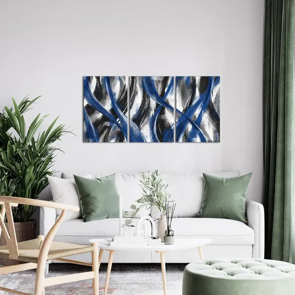 Blue_Blue_Abstract_Geometric_Wall_Art_Abstract_Blue_Lines_Painting,_Framed_Canvas_Wall_Art_(Blue,_16X24_Inch_X_3_Pieces)