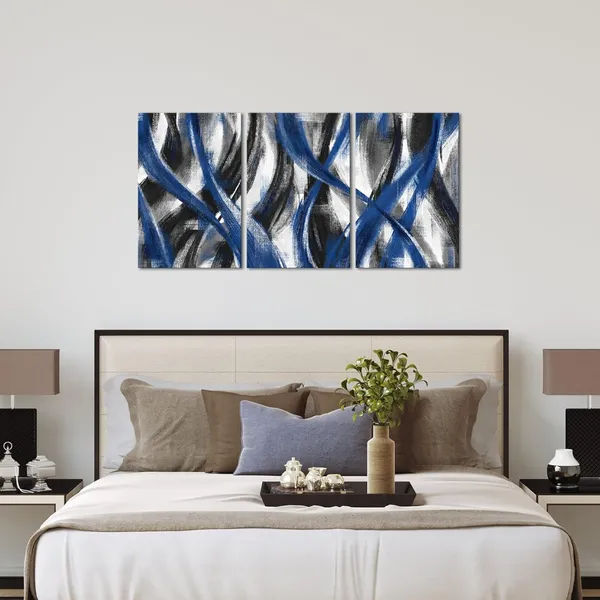 Blue_Blue_Abstract_Geometric_Wall_Art_Abstract_Blue_Lines_Painting,_Framed_Canvas_Wall_Art_(Blue,_16X24_Inch_X_3_Pieces)