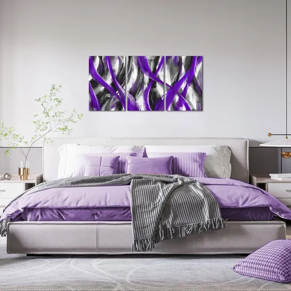 Purple_Purple_Abstract_Geometric_Wall_Art_Abstract_Purple_Lines_Painting,_Framed_Canvas_Wall_Art_(Purple,_16X24_Inch_X_3_Pieces)