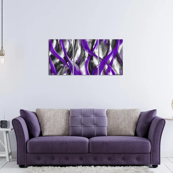 Purple_Purple_Abstract_Geometric_Wall_Art_Abstract_Purple_Lines_Painting,_Framed_Canvas_Wall_Art_(Purple,_16X24_Inch_X_3_Pieces)