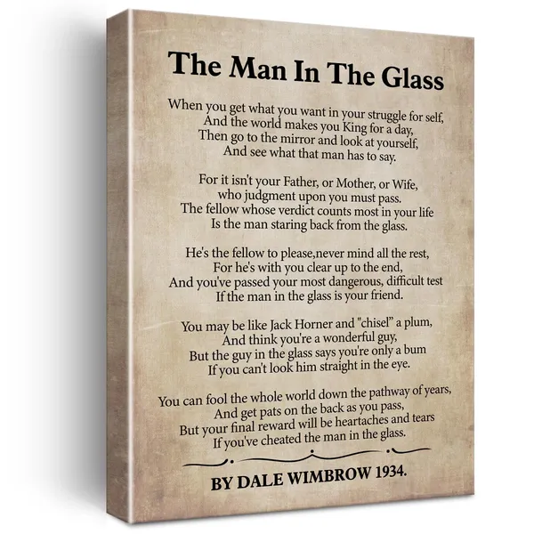 Multicolor_The_Man_In_The_Glass_Poem_Print_Canvas_Wall_Art_Home_Decor_When_You_Get_What_You_Want_In_Your_Struggle_|_For_Self_Painting_Ready_To_Hang_12_X_16_Canvas_Poster_Framed