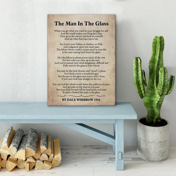 Multicolor_The_Man_In_The_Glass_Poem_Print_Canvas_Wall_Art_Home_Decor_When_You_Get_What_You_Want_In_Your_Struggle_|_For_Self_Painting_Ready_To_Hang_12_X_16_Canvas_Poster_Framed