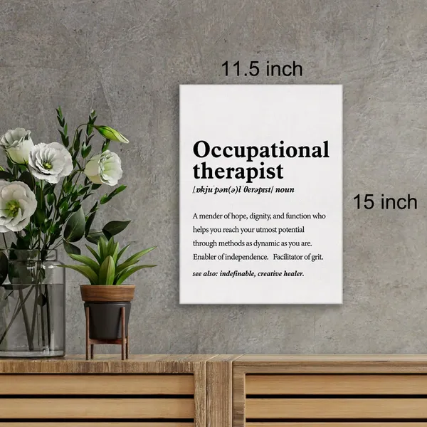 Multicolor_Occupational_Therapist_Definition_Print_Canvas_Wall_Art_Home_Office_Decor_Modern_Minimalist_Painting_Ready_To_Hang_Therapy_Gift_12_X_16_Canvas_Poster_Framed