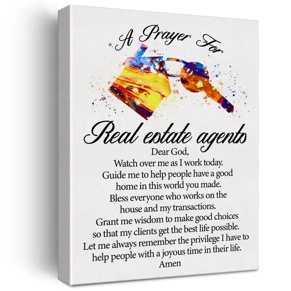 Multicolor_A_Real_Estate_Agent'S_Prayer_Canvas_Home_Wall_Art_Decor_Real_Estate_Agents_Gift_Painting_Ready_To_Hang_12_X_16_Poster_Framed