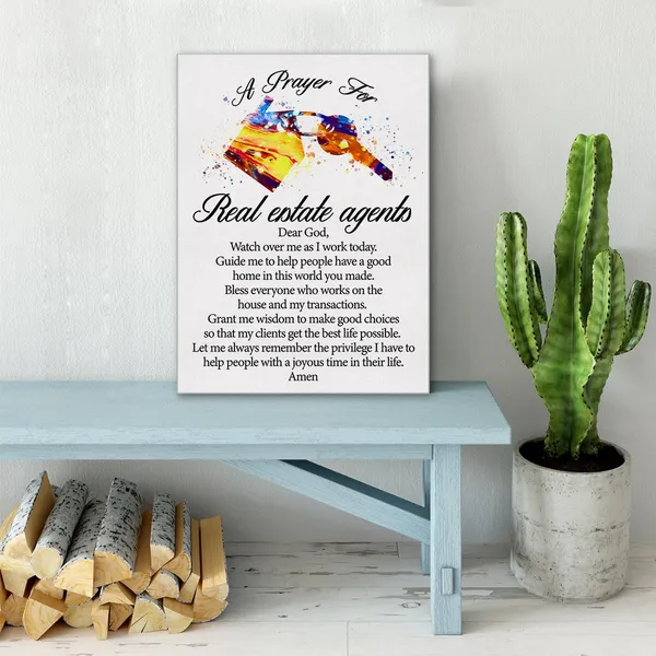 Multicolor_A_Real_Estate_Agent'S_Prayer_Canvas_Home_Wall_Art_Decor_Real_Estate_Agents_Gift_Painting_Ready_To_Hang_12_X_16_Poster_Framed