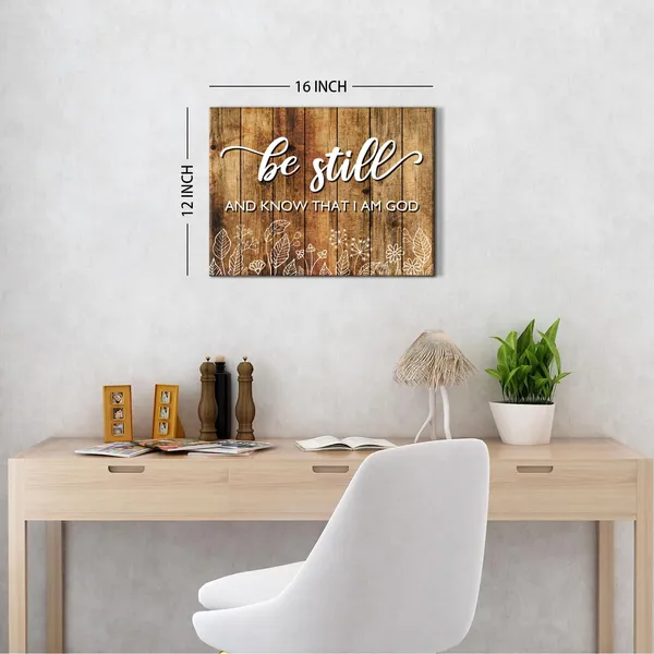 Multicolor_Rustic_Brown_Christian_Wall_Art_Be_Still_Know_That_I_Am_God_Picture_Canvas_Bible_Verses_Wall_Decor_Living_Room_Farmhouse_Religious_Inspirational_Quotes_Artwork_Bedroom_Office_Home_Decorations_12X16"