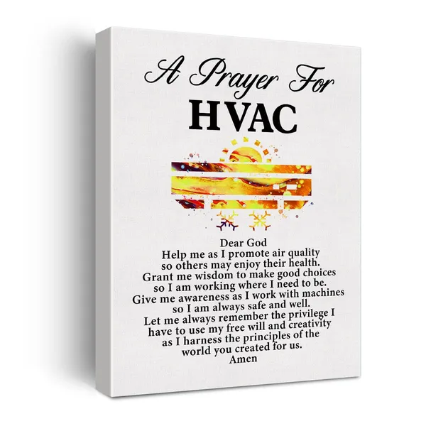 Multicolor_A_Hvac'S_Prayer_Quote_Poster_Canvas_Wall_Art_|_For_Office_Home_Decor_-_Heating_Ventilation_Air_Conditioning_Canvas_Print_Wall_Art_Painting_Ready_To_Hang_Gifts_-_Easel_&_Hanging_Hook_12_X_16_Inch