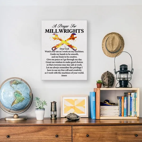 Multicolor_A_Millwright'S_Prayer_Quote_Poster_Canvas_Wall_Art_|_For_Office_Home_Decor_-_Millwrights_Gift_Canvas_Print_Wall_Art_Painting_Ready_To_Hang_Gifts_-_Easel_&_Hanging_Hook_12_X_16_Inch