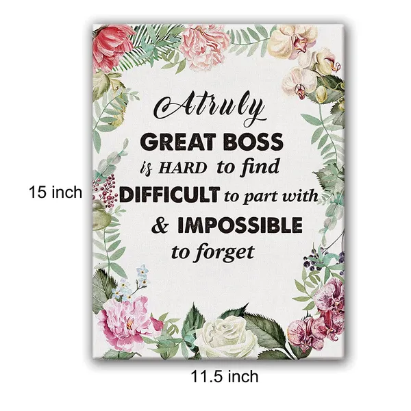 Multicolor_A_Truly_Great_Boss_Is_Hard_To_Find,_Boss_Framed_Canvas_Wall_Art,_Boss_Quote_Print,_Leaving_Work_/_Farewell_/_Retirement_11.5"_X_15"