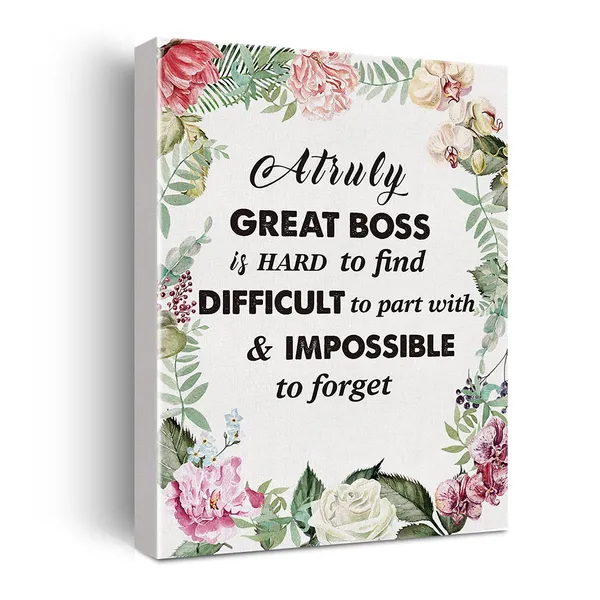 Multicolor_A_Truly_Great_Boss_Is_Hard_To_Find,_Boss_Framed_Canvas_Wall_Art,_Boss_Quote_Print,_Leaving_Work_/_Farewell_/_Retirement_11.5"_X_15"