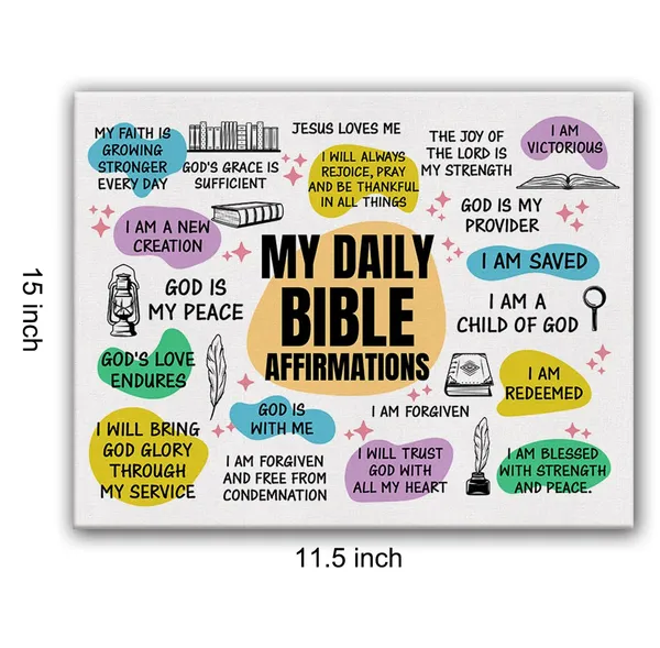 Multicolor_Christian_Bible_Affirmation_Poster_Canvas_Wall_Art_|_For_Office_Home_Decor_-_My_Daily_Bible_Affirmations_Canvas_Painting_Bible_Verse_Scripture_Print_Ready_To_Hang_Gift_-_Easel_&_Hanging_Hook_12_X_16_Inch