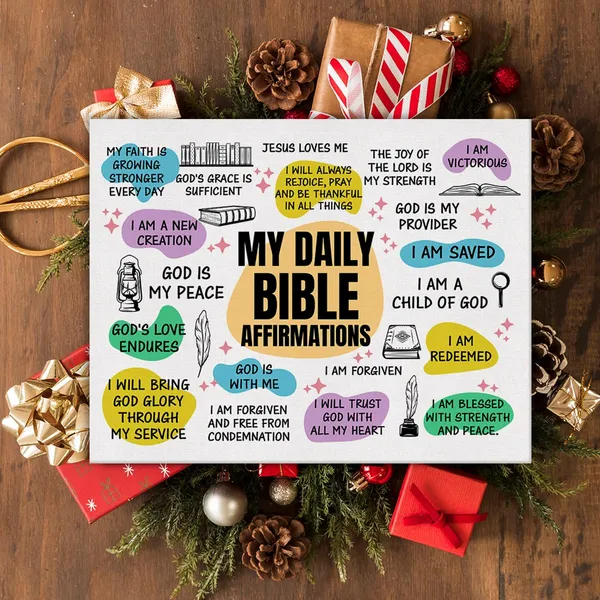 Multicolor_Christian_Bible_Affirmation_Poster_Canvas_Wall_Art_|_For_Office_Home_Decor_-_My_Daily_Bible_Affirmations_Canvas_Painting_Bible_Verse_Scripture_Print_Ready_To_Hang_Gift_-_Easel_&_Hanging_Hook_12_X_16_Inch
