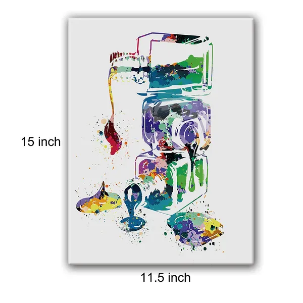 Multicolor_Nail_Polish_Bottle_Watercolor_Poster_Canvas_Wall_Art_|_For_Home/Nails_Studio/Beauty_Salon_Decor_-_Nail_Varnish_Canvas_Print_Wall_Art_Painting_Ready_To_Hang_Gifts_-_Easel_&_Hanging_Hook_12_X_16_Inch