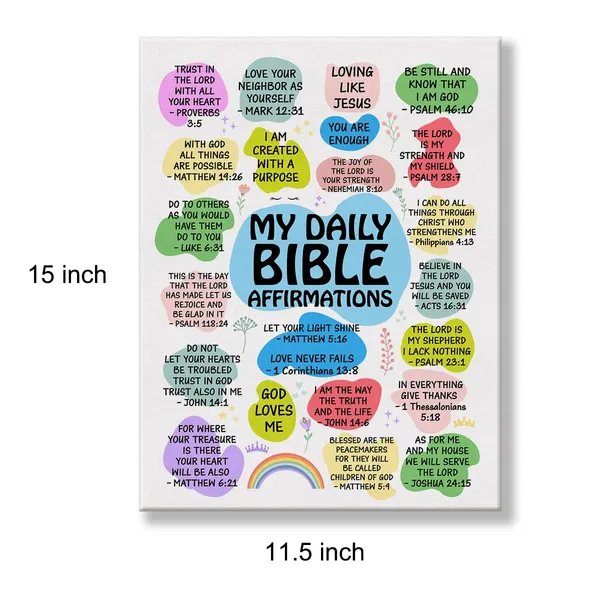 Multicolor_Christian_Bible_Affirmations_Canvas_Wall_Art_|_For_Office_Home_Decor_-_My_Daily_Bible_Affirmations_Scripture_Canvas_Print_Wall_Art_Painting_Ready_To_Hang_Gifts_-_Easel_&_Hanging_Hook_12_X_16_Inch