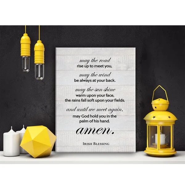 Multicolor_May_The_Road_Rise_Up_To_Meet_You_Irish_Blessing_Poster_Canvas_Wall_Art_|_For_Home_Office_Decor_-_Positive_Scripture_Canvas_Print_Wall_Art_Painting_Ready_To_Hang_Gifts_-_Easel_&_Hanging_Hook_12_X_16_Inch