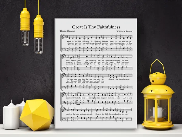 Multicolor_Great_Is_Thy_Faithfulness_Canvas_Wall_Art_Painting_Ready_To_Hang_|_For_Home_Office_Living_Room_Decor_-_Hymn_Wall_Art_Print_Biblical_Sheet_Music_Wall_Decor_Gifts_-_Easel_&_Hanging_Hook_12_X_16_Inch