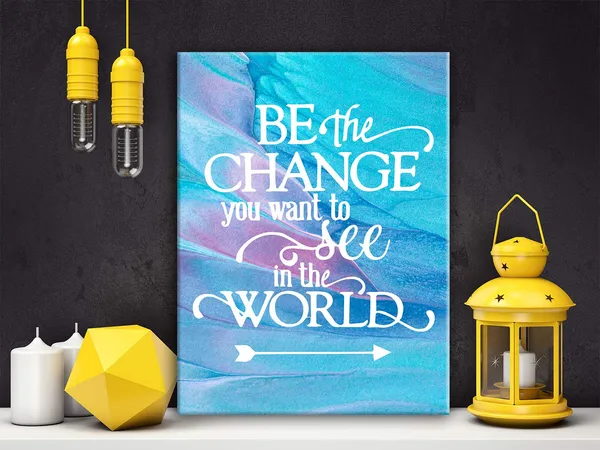 Multicolor_Be_The_Change_You_Want_To_See_In_The_World_Inspirational_Quote_Canvas_Wall_Art,_Inspirational_Gifts_Canvas_Wall_Art_Quotes_|_For_Kids_Girl_Sister_Mom_Women,_Nursery_Decoration_Bedroom_Office_Teen_Boy_Girl_Room_Decor_Size_12X16