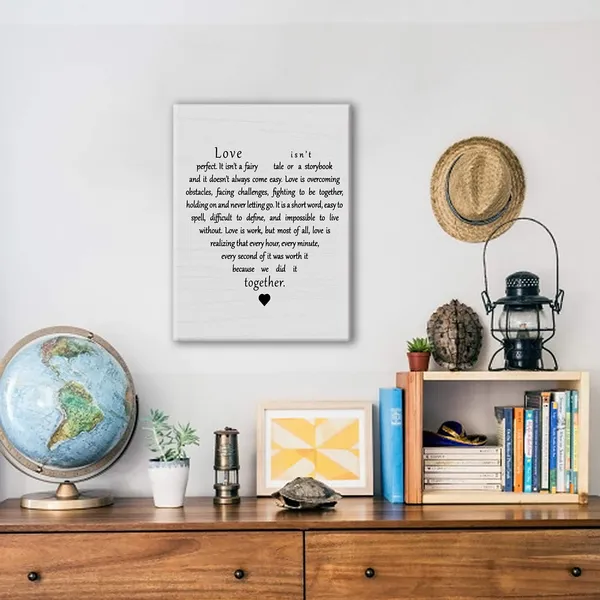 Multicolor_Inspirational_Love_Quotes_Love_Isn'T_Perfect_Poster_Canvas_Wall_Art_|_For_Homebedroomwedding_Decor_Love_Canvas_Print_Wall_Art_Painting_Ready_To_Hang_Anniversary_Marriage_Gifts_Easel_&_Hanging