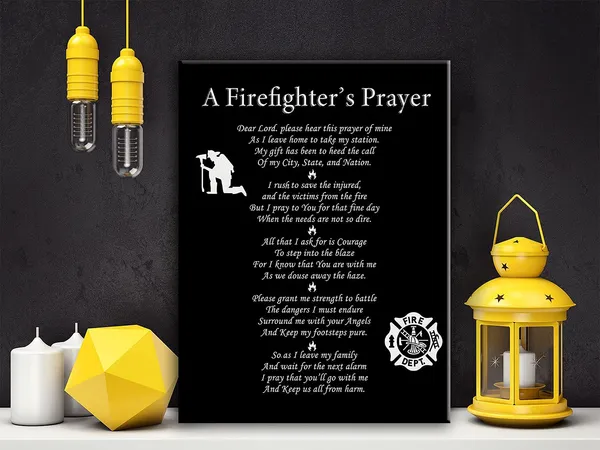Multicolor_Firefighter_Gifts_|_For_Women_Men,_Firefighter'S_Prayer_Poster_Canvas_Wall_Art_Painting_Ready_To_Hang_|_For_Home_Office_Decor_Retirement_Gift_Graduation_Gifts_-_Easel_&_Hanging_Hook_11.5X15_Inch