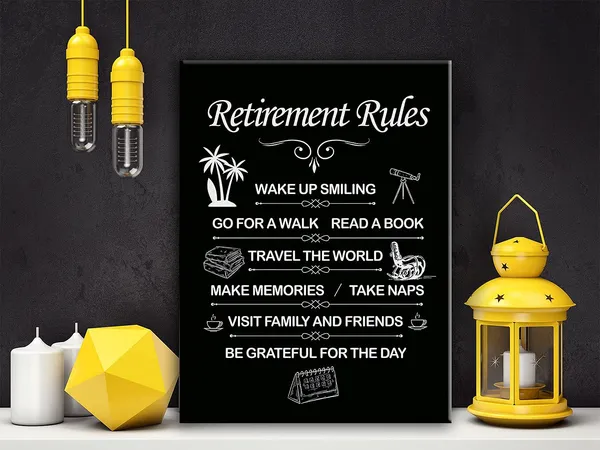 Multicolor_Funny_Retirement_Rules_Sign_Canvas_Wall_Art,_Metal_Sign_-_Home_Decor_-_Retirement_Gift,_Ready_To_Hang!Framed_11.5"_X_15"