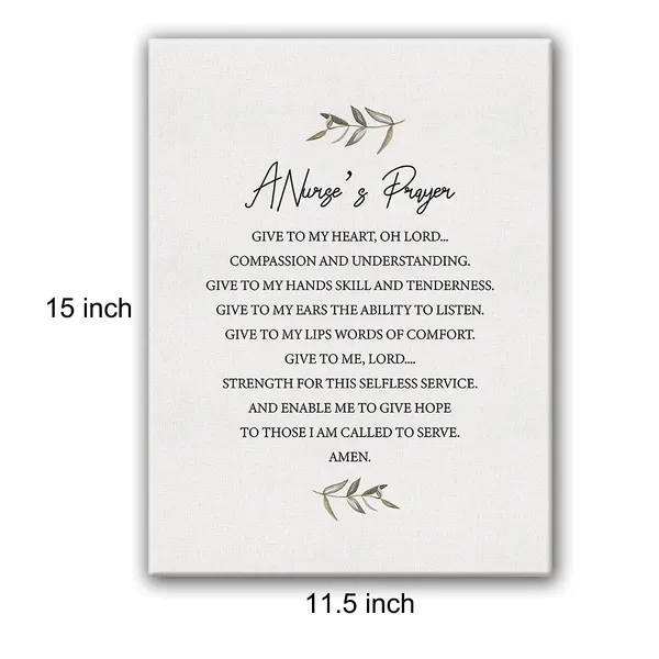 Multicolor_Nurse_Gifts_|_For_Women_Men_Frame,_A_Nurse'S_Prayer_Poster_Canvas_Wall_Art_Painting_Ready_To_Hang_|_For_Home/Office/Living_Room_Decor_-_Nurse_Graduation_Gifts_Healthcare_Gift_-_Easel_&_Hanging_Hook_11.5X15_Inch