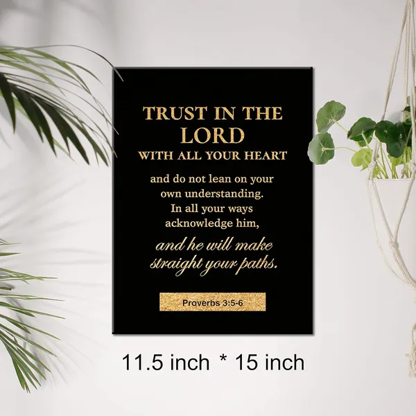 Multicolor_Christian_Gold_Foil_Canvas_Wall_Art_Motivational_Trust_In_The_Lord_Print_Framed_Canvas_Painting_Artwork_Home_Decor_Gifts_12_X_16_Inch