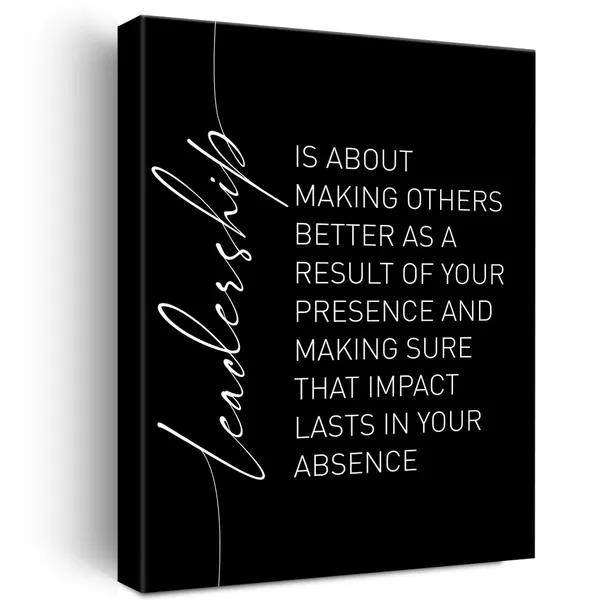 Black_Leadership_Quote_Canvas_Wall_Art_Motivational_Leadership_Canvas_Print_Painting_Office_Home_Wall_Decor_Framed_Leader_Teacher_Boss_Gift_12_X_16_Inches_???Black)