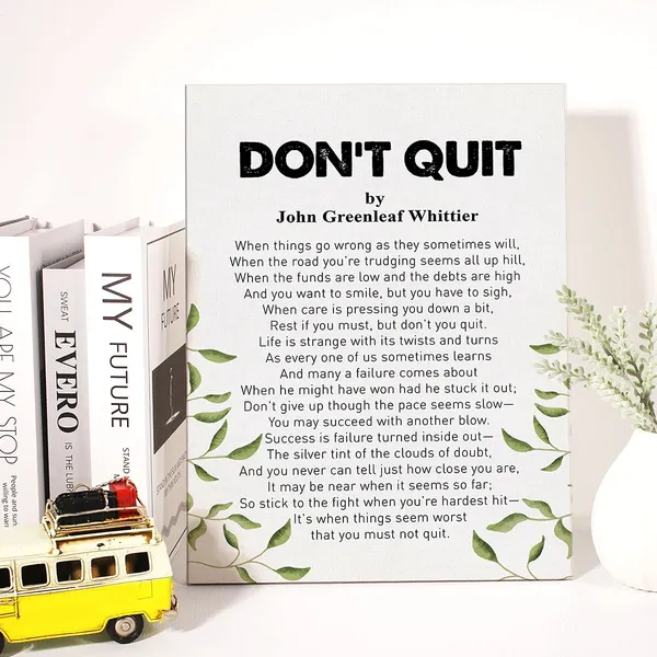 Multicolor_Canvas_Wall_Art_Inspirational_Don'T_Quit_John_Greenleaf_Whittier_Poem_Canvas_Print_Painting_Home_Wall_Decor_Framed_Gift_12_X_16_Inch