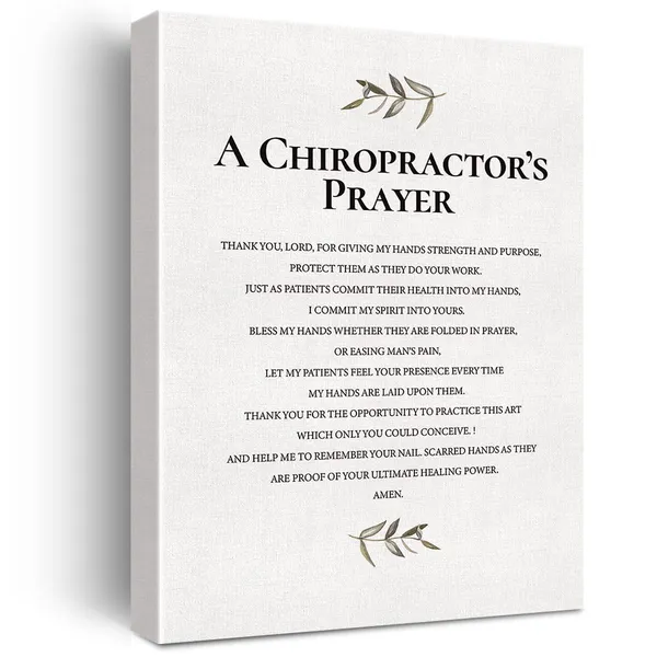 Multicolor_Inspirational_Quote_Canvas_Wall_Art_A_Chiropractor'S_Prayer_Canvas_Print_Positive_Chiropractor_Painting_Clinic_Office_Home_Wall_Decor_Framed_Gift_12_X_16_Inch